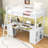 Fatmira Kids Twin Loft Bed with Drawers-1996722240