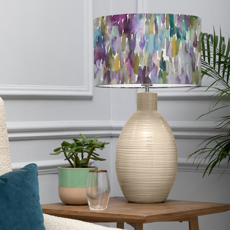 Ceramic Desk Lamp, Grey