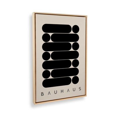 Bauhaus Abstract Rounded Layers Print