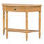 Console demi-lune avec beaucoup de rangement et une capacité robuste pour les espaces étroits, idéale pour les entrées et les couloirs.-114298734