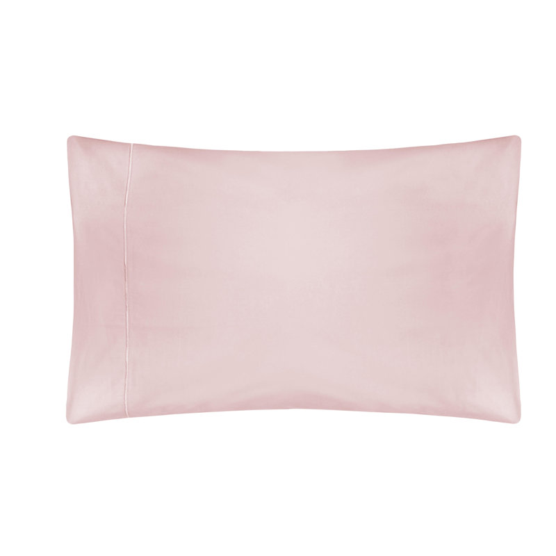 Plain Dye 400 TC Egyptian-Quality Cotton Sateen, Blush