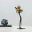 1Pcs Minimalist Accessories, Metal, Golden Ball Decoration, Abstract Characters, Statues, Desktop Decorative Sculptures-376756294