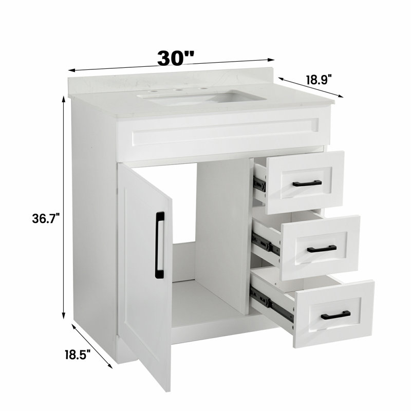 Stann 30'' Single Bathroom Vanity Set