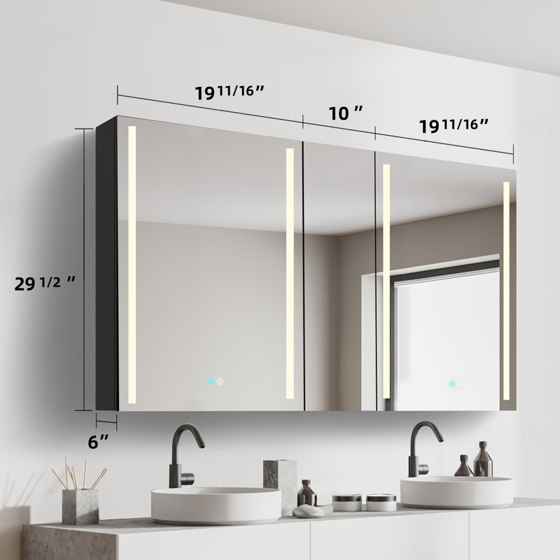 Miroir de salle de bain Cedrianna
