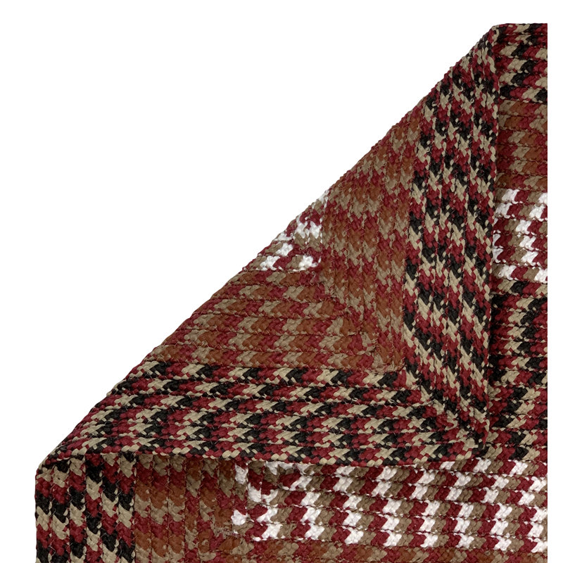 Tapis bourgogne tressé Vienne, Octogonal de 6 pi