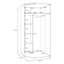 Tamarian 1 Door Manufactured Wood Wardrobe