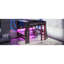 Lit mezzanine de jeu avec bureau et rangement, en pin MDF, taille standard, chambre d'ado moderne-25788489