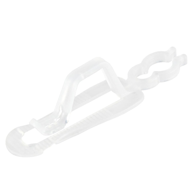 Clear Universal Gutter and Shingle Christmas Light Clips 3.25"