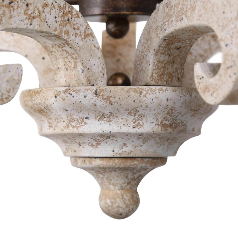 Lustre géométrique 3 lumières façon bougie