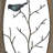 Wood Bird Brown Wall Decor with Tree Branches