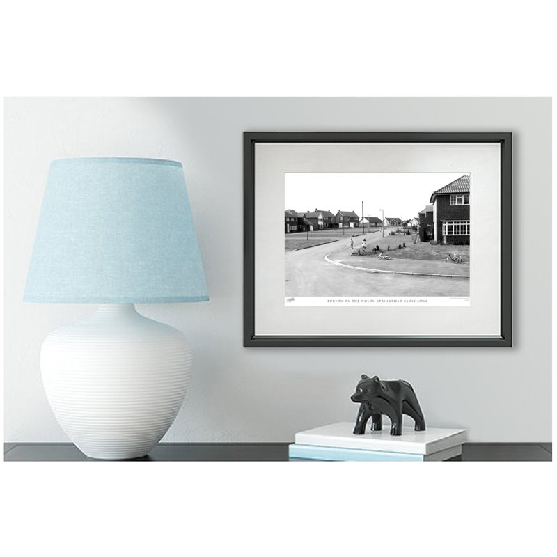 Burton On The Wolds, Springfield Close C1960 - Single Picture Frame Print, 43.5cm H x 53.4cm W x 2.3cm D