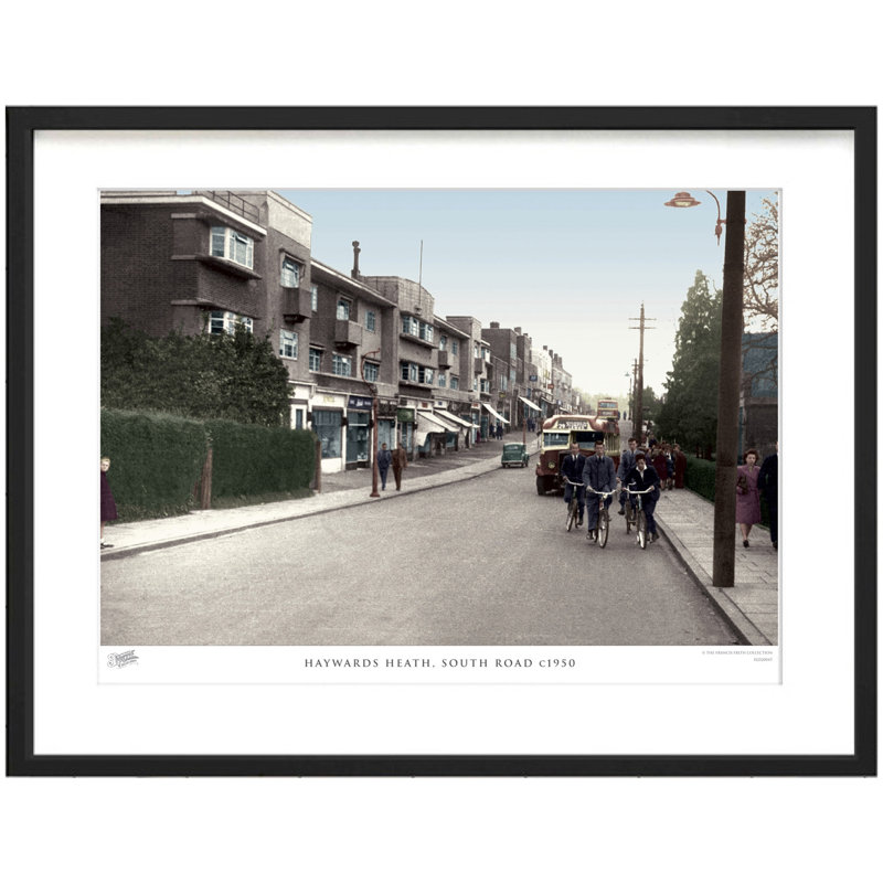 Haywards Heath, South Road C1950 by Francis Frith - Single Picture Frame Print, 60cm H x 80cm W x 2.3cm D