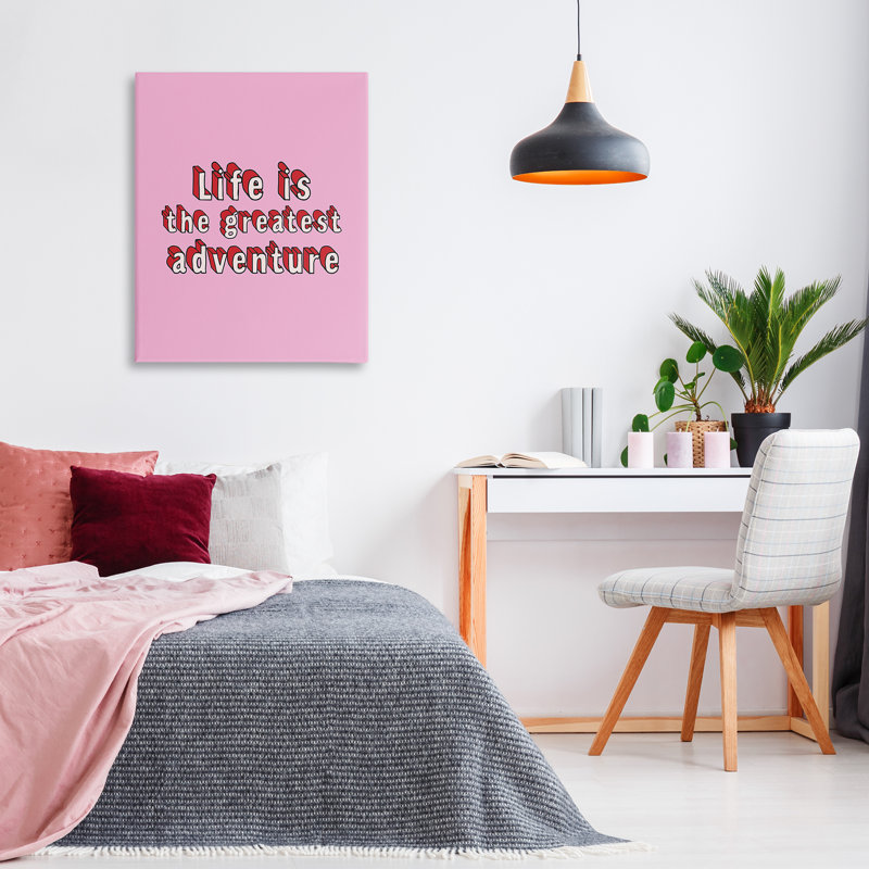 «Greatest Adventure on Pink» par Louise Carey, H 40 po x l 30 po