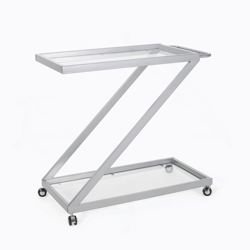 Stylish And Functional Bar Cart With Sturdy Construction For Entertaining