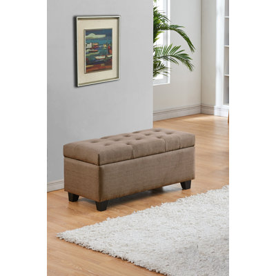 Banc de rangement rembourré Defazio