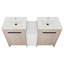 Freestanding Bathroom Vanity With Ceramic Sink And Storage Cabinets, Soft Closing Door-402215764