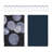 14PC Navy Confetti Shower Curtain Set