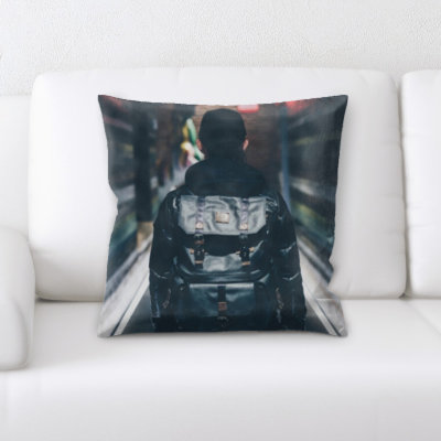 Coussin décoratif "new york city shots" Saucedo
