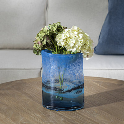 Alaborg Handmade Glass Table Vase
