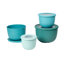 Wheat Straw Stackable Mixing Bowl Set with Lids