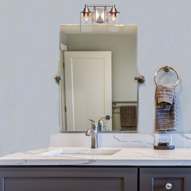 Barre d'éclairage de salle de bain 2 lumières Achen