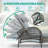 Outdoor Wicker Chaise Lounge Chair With Cushion, 76.98" Long All Weather Pe Rattan Patio Lounge Chair, 6-Positions Adjustable Pool Reclining Sunbathing Chair, Armrest & Head Pillows, Gray-1156127175-1157480704-1166856057