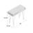 Resch Solid Wood Top Metal Base Writing Desk-35552372