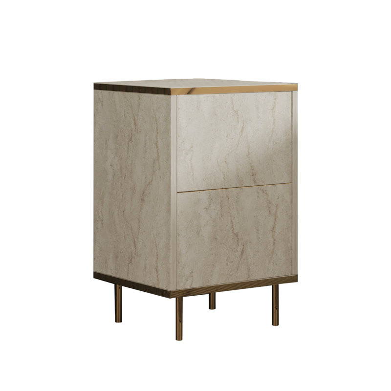 Tazeem 40cm W Manufactured Wood Bedside Table