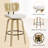 26" Upholstered Counter Height Swivel Bar Stools-125578921