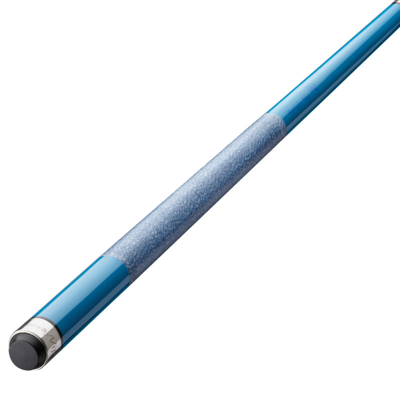 Viper 58" Blue Maple Wood Pool Cue with Linen Wrap