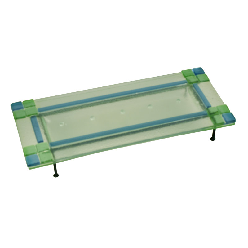 Plat en verre huile