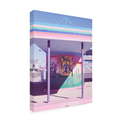Art sur toile de la Station d'essence rose de Las Vegas