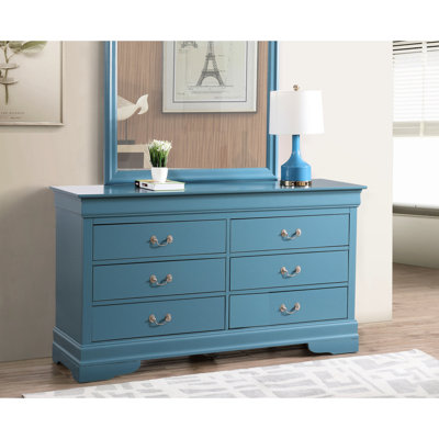 Commode bleu sarcelle G3180-d - avec détails pour un look élégant