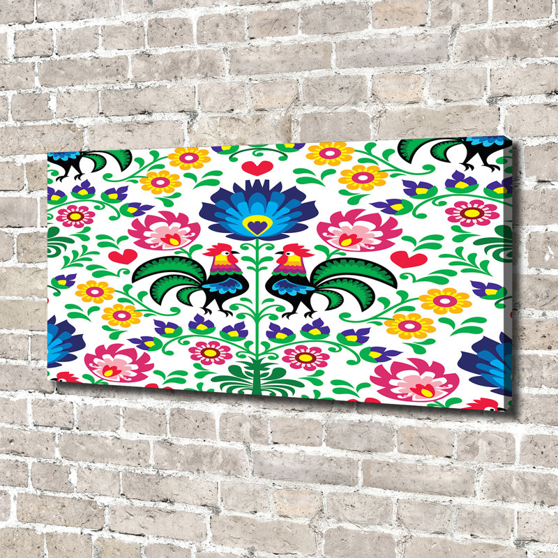 Ethnic Pattern - Wrapped Canvas Print