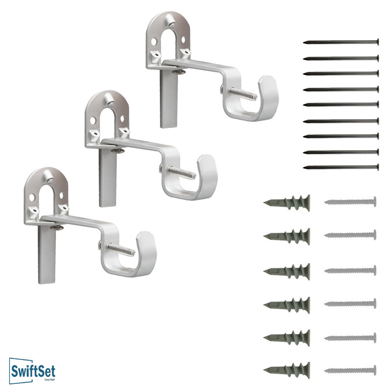 Easy-Install Universal Brackets, Nickel