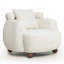 Fauteuil seau 38 pouces en tissu chenille-1070099046