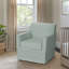 Fauteuil décoratif vert menthe