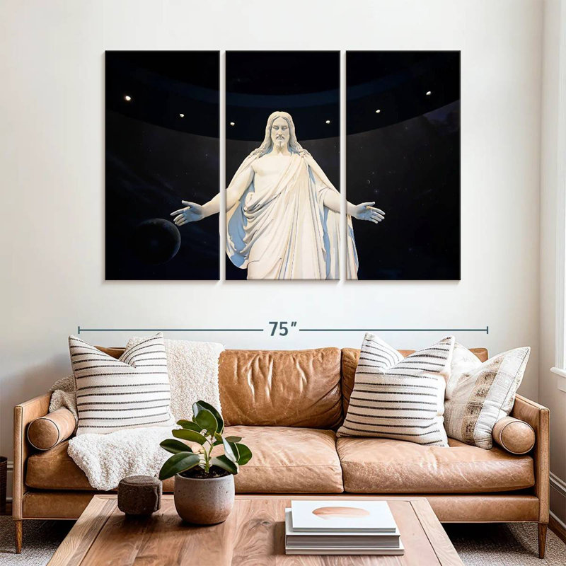 Leisha LDS Jesus, 42" H x 65" W