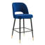 Tabouret de comptoir en velours gris anthracite Rouse Performance-1686944932-1686944934-1686687537