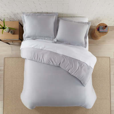 Rayon 3 Piece Duvet Cover Set