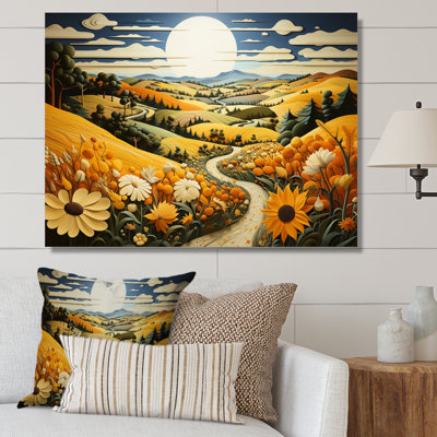" Countryside Yellow Fields In III "