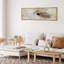 «Neutral Abstract Brushstroke», art mural beige minimaliste et brun-115165356-115165358
