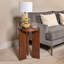 Table d'appoint en bois de manguier