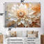 «White Dahlia Flower Minimalisme» - ensemble d'art mural sur toile Dahlia-107755986-107755988
