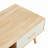Boho Rectangle Coffee Table with Solid Wood Legs & Sliding Storage Drawer, Modern Living Room or Office Center Table-2106563044