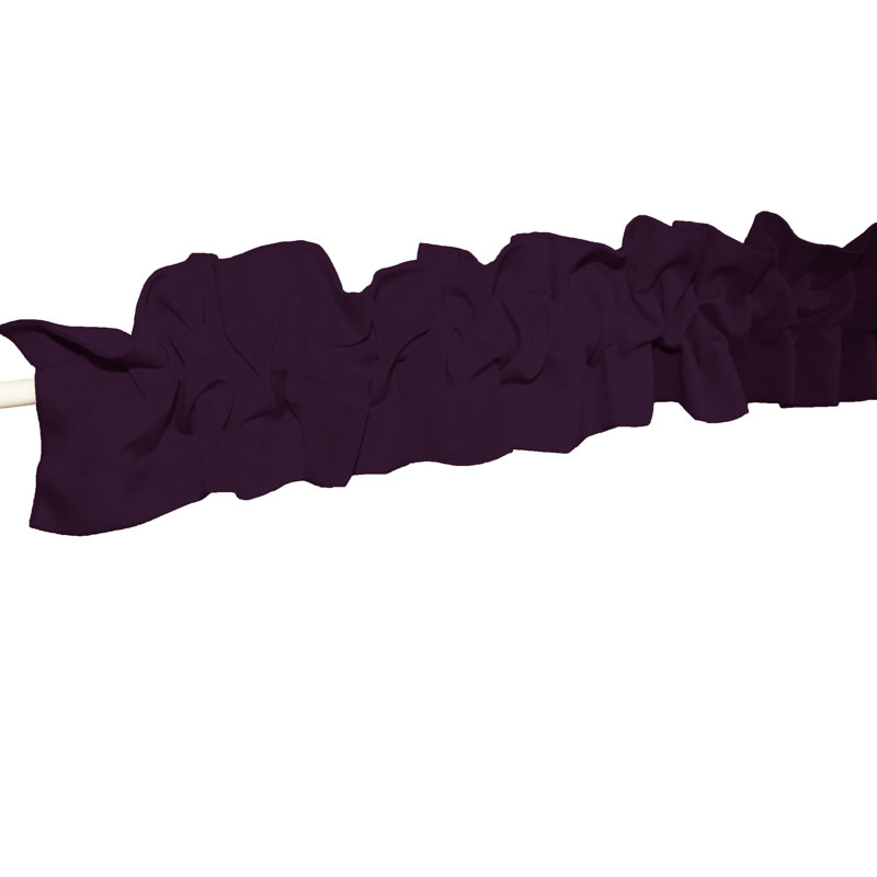 Window Valance, 144" W x 9" L, Plum