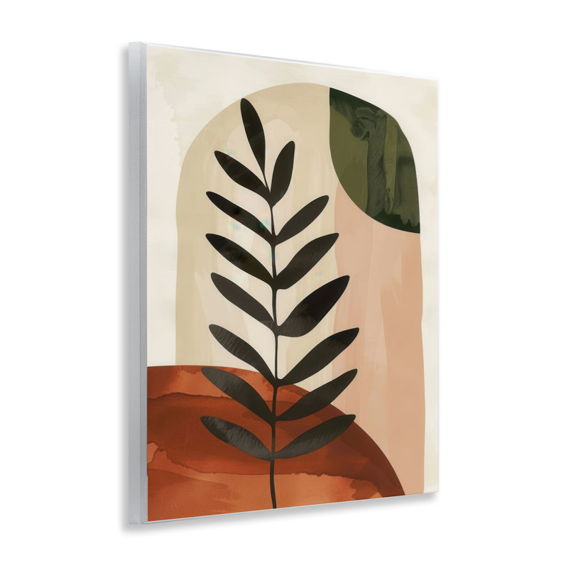  Fern Strand Neutrals Wall Plaque Art by LSR Design Studio