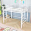 Metal Loft Bed with Guardrails-892129046