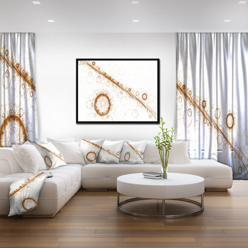 «Live Cell Protein under Microscope», reproduction d'impression sur toile tendue, H 12 po x l 20 po x P 1 po, Cadre noir