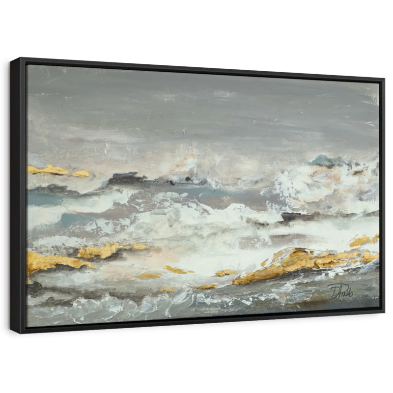 Golden Rocks Canvas Print